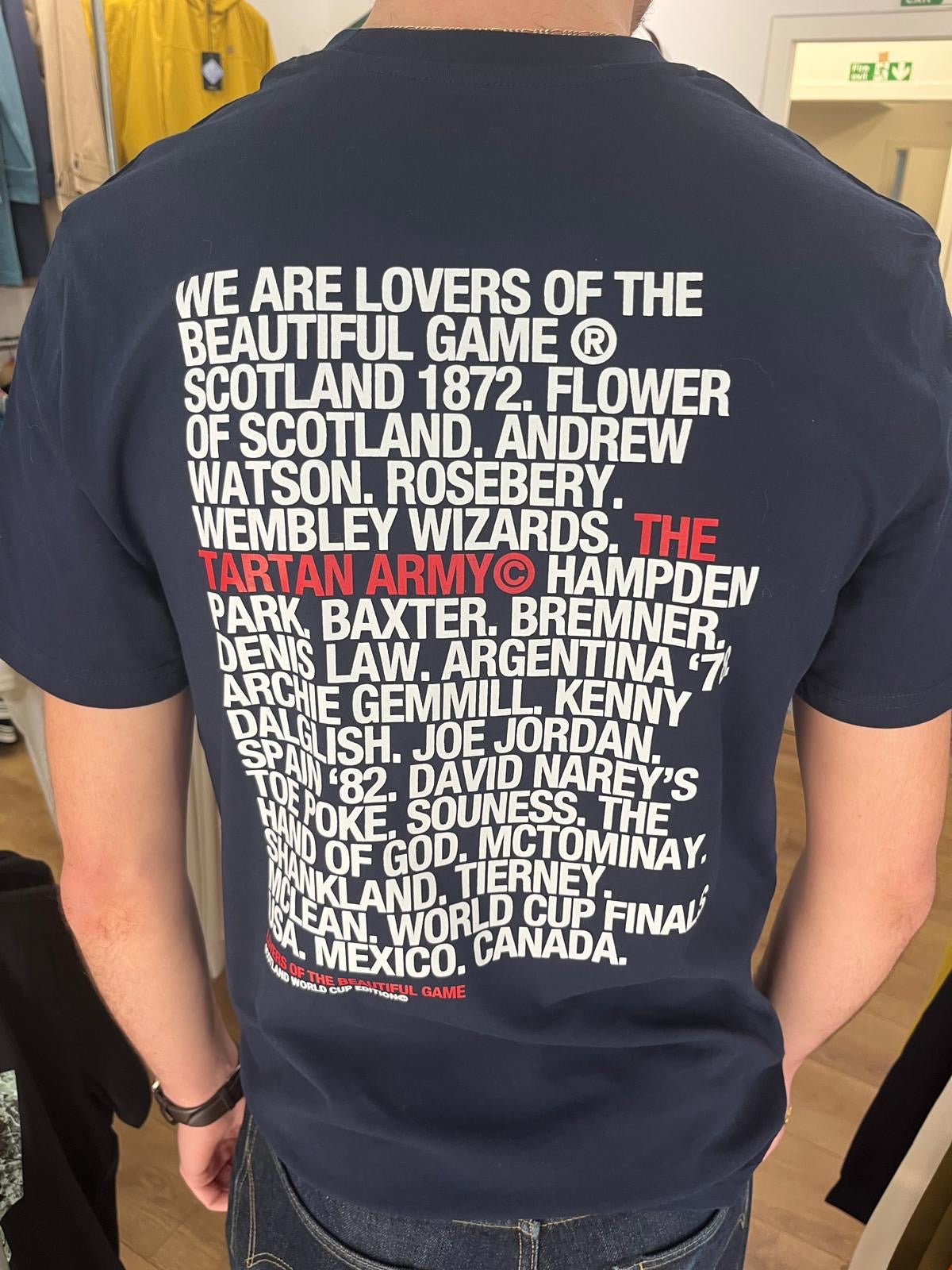 Social Recluse Scotland Tee - Navy