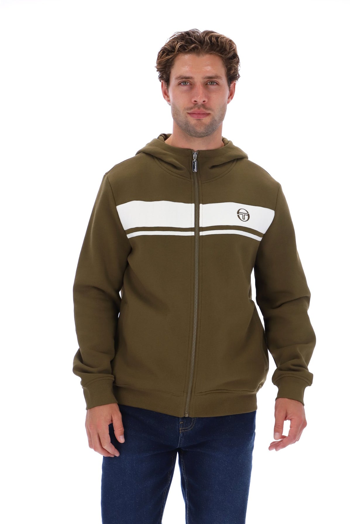 Sergio Tacchini Damarindo Hoodie - Dark Olive