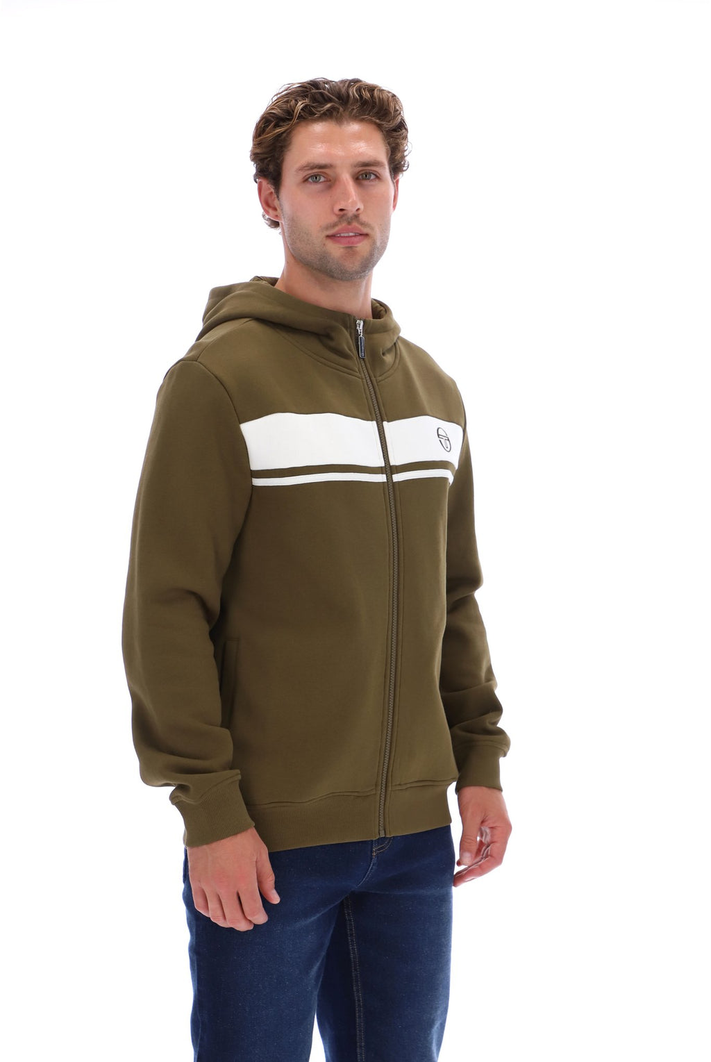 Sergio Tacchini Damarindo Hoodie - Dark Olive
