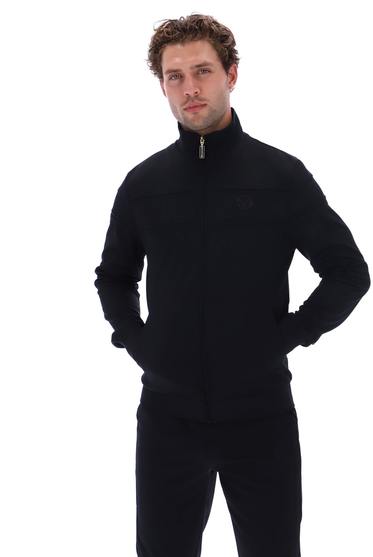 Sergio Tacchini Damarindo Track Top - Black