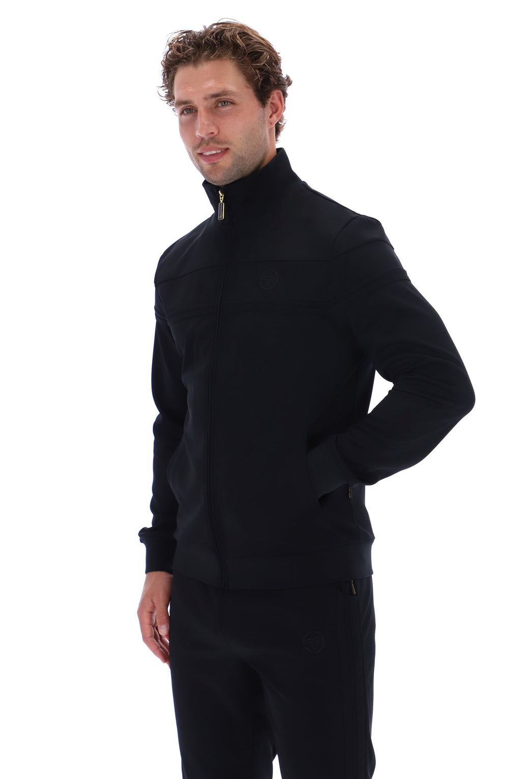 Sergio Tacchini Damarindo Track Top - Black
