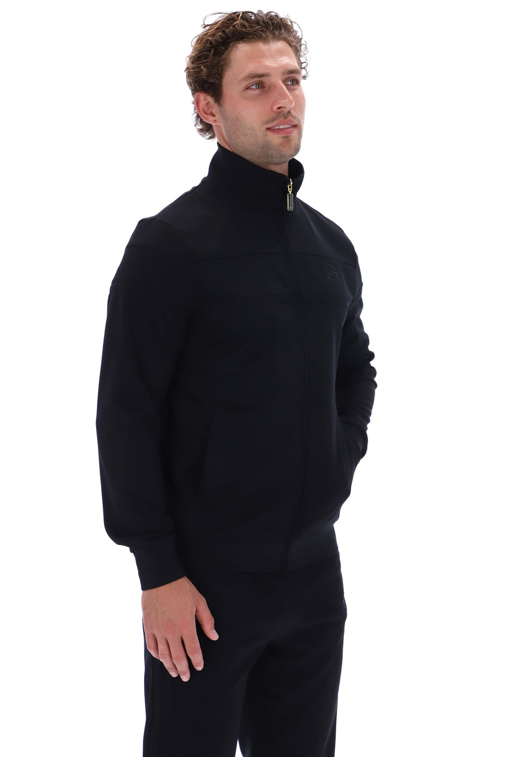 Sergio Tacchini Damarindo Track Top - Black