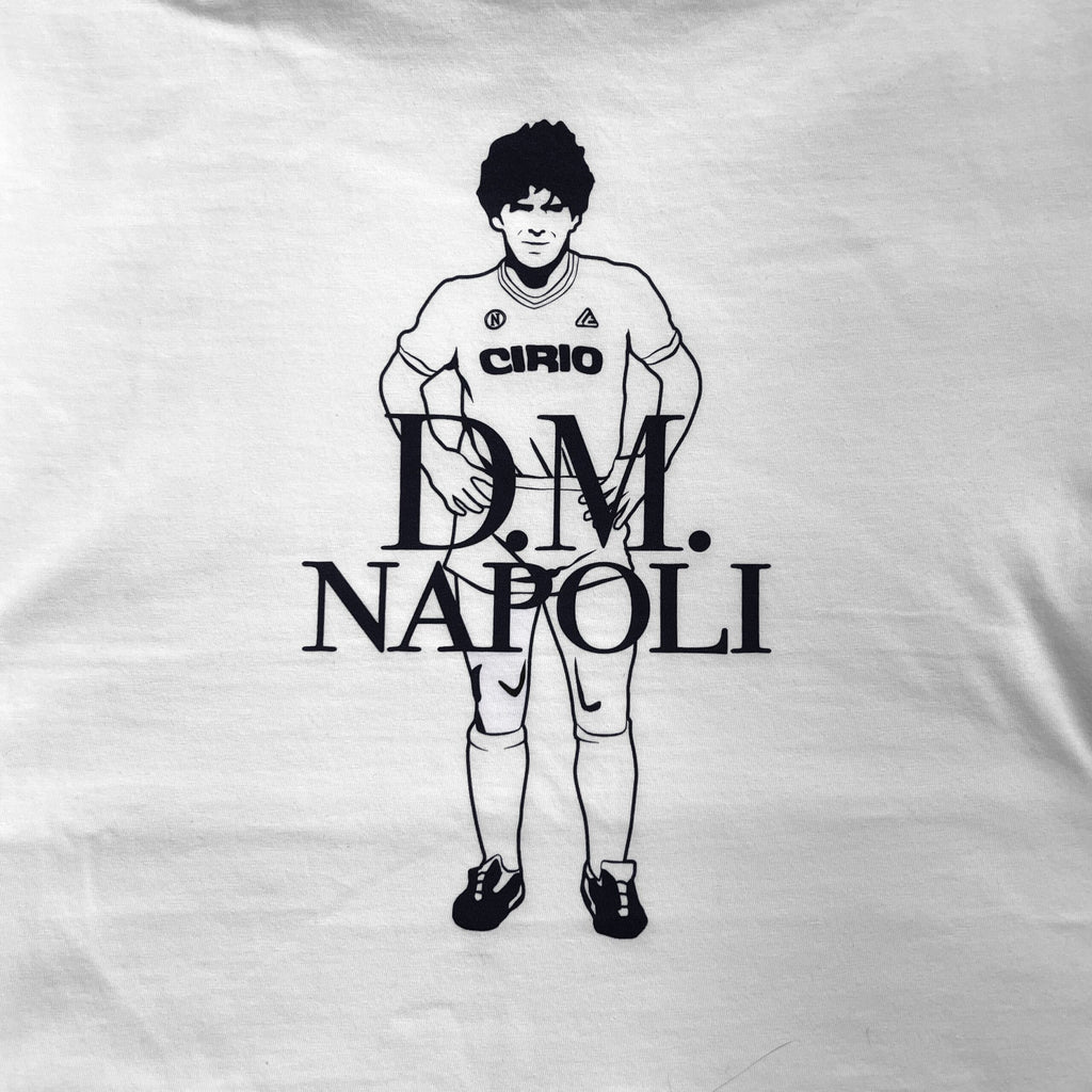 The North Curve Diego DM Napoli Tee - White