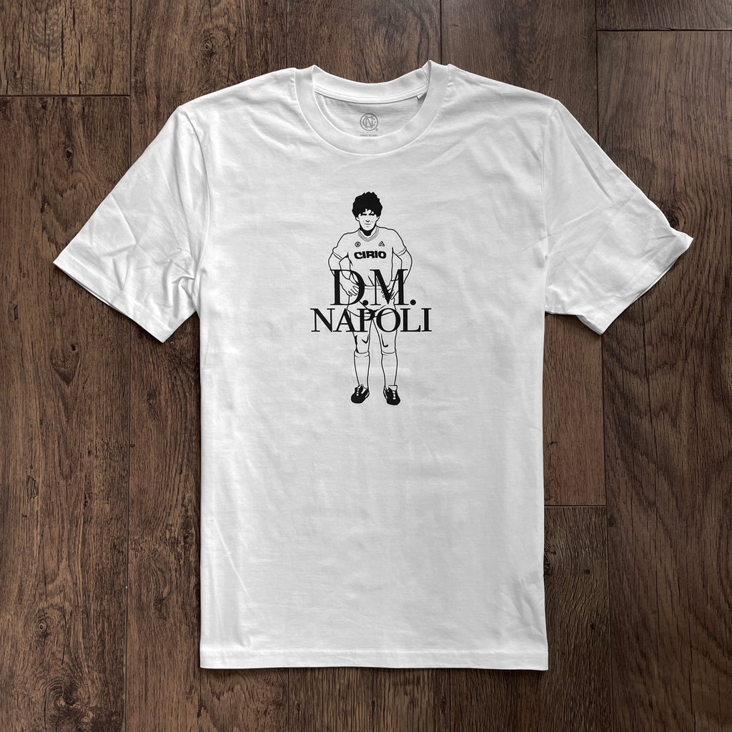The North Curve Diego DM Napoli Tee - White