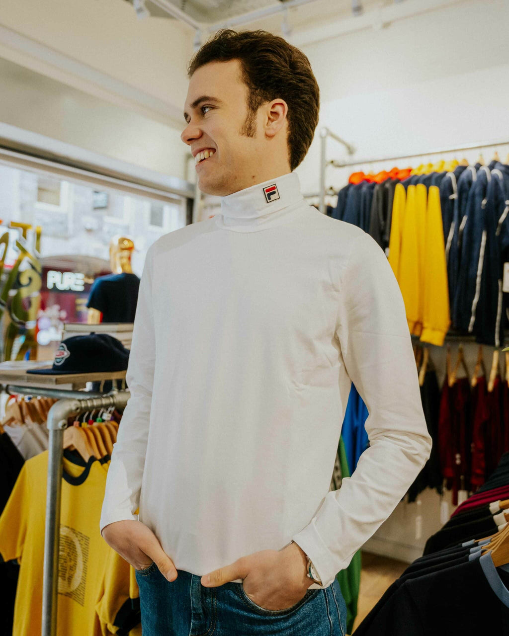 Fila 19th Roll-Neck - Off-White