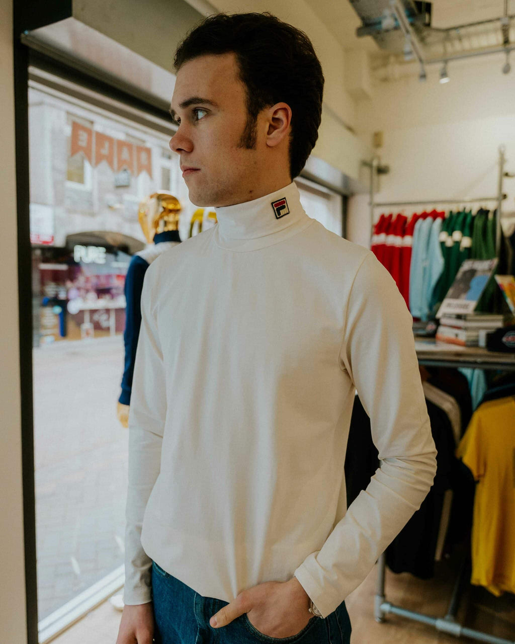 Fila 19th Roll-Neck - Off-White