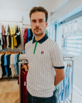 Fila BB1 Polo - White/Navy/Green
