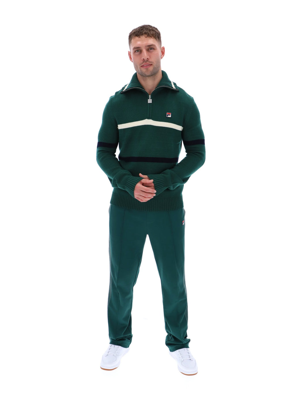 Fila Camilo 1/4 Zip Knit - Green