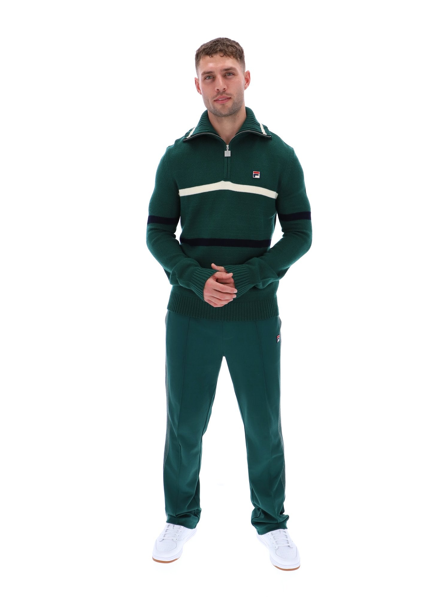 Fila Camilo 1/4 Zip Knit - Green