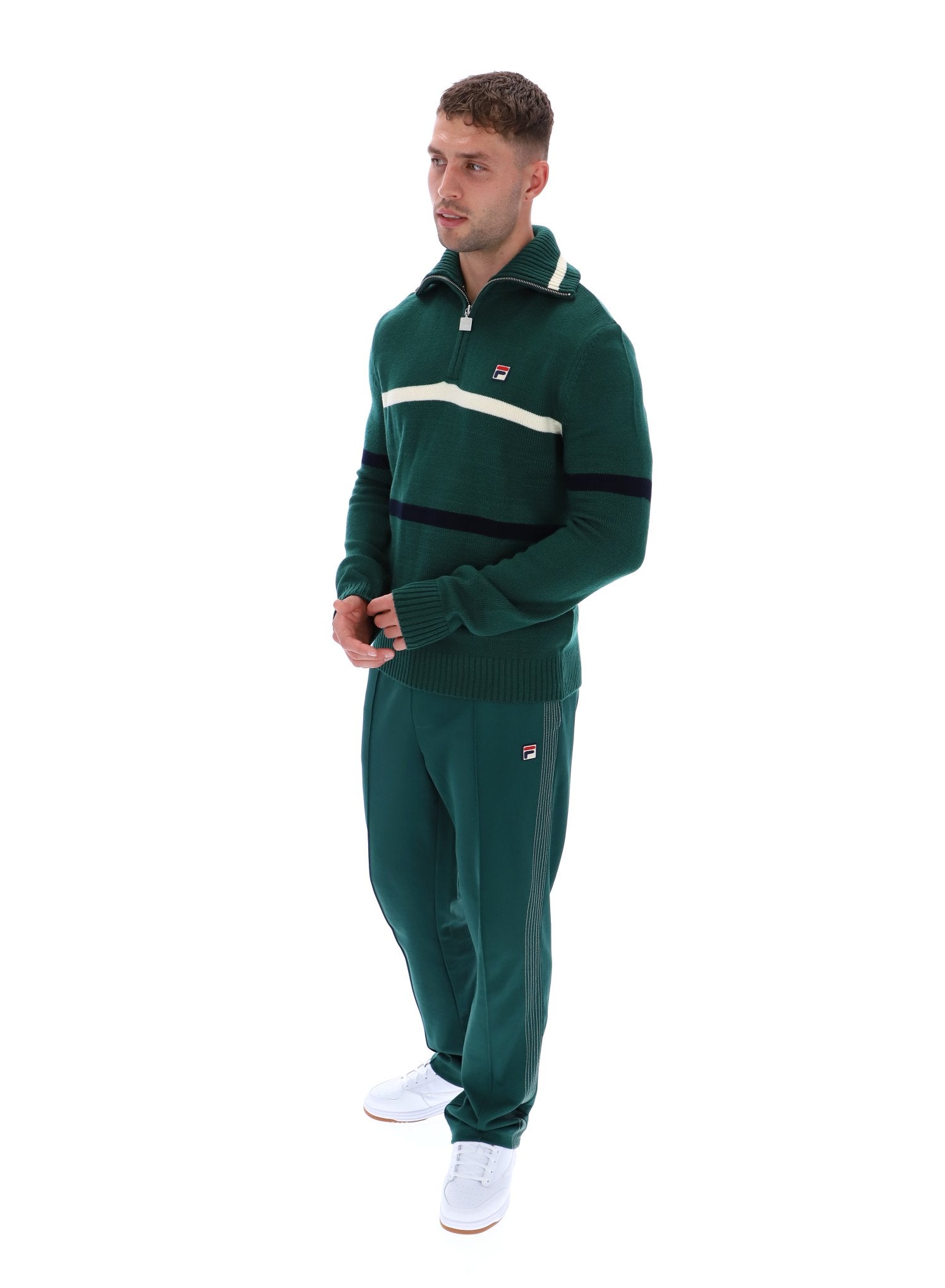 Fila Camilo 1/4 Zip Knit - Green