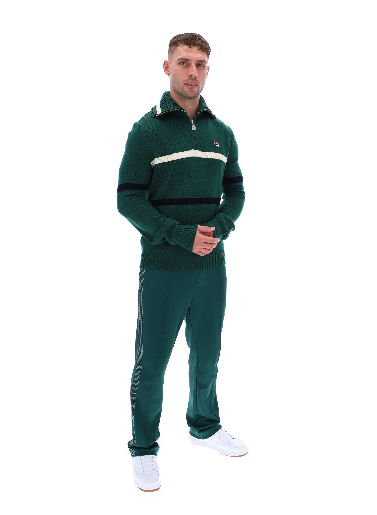 Fila Camilo 1/4 Zip Knit - Green