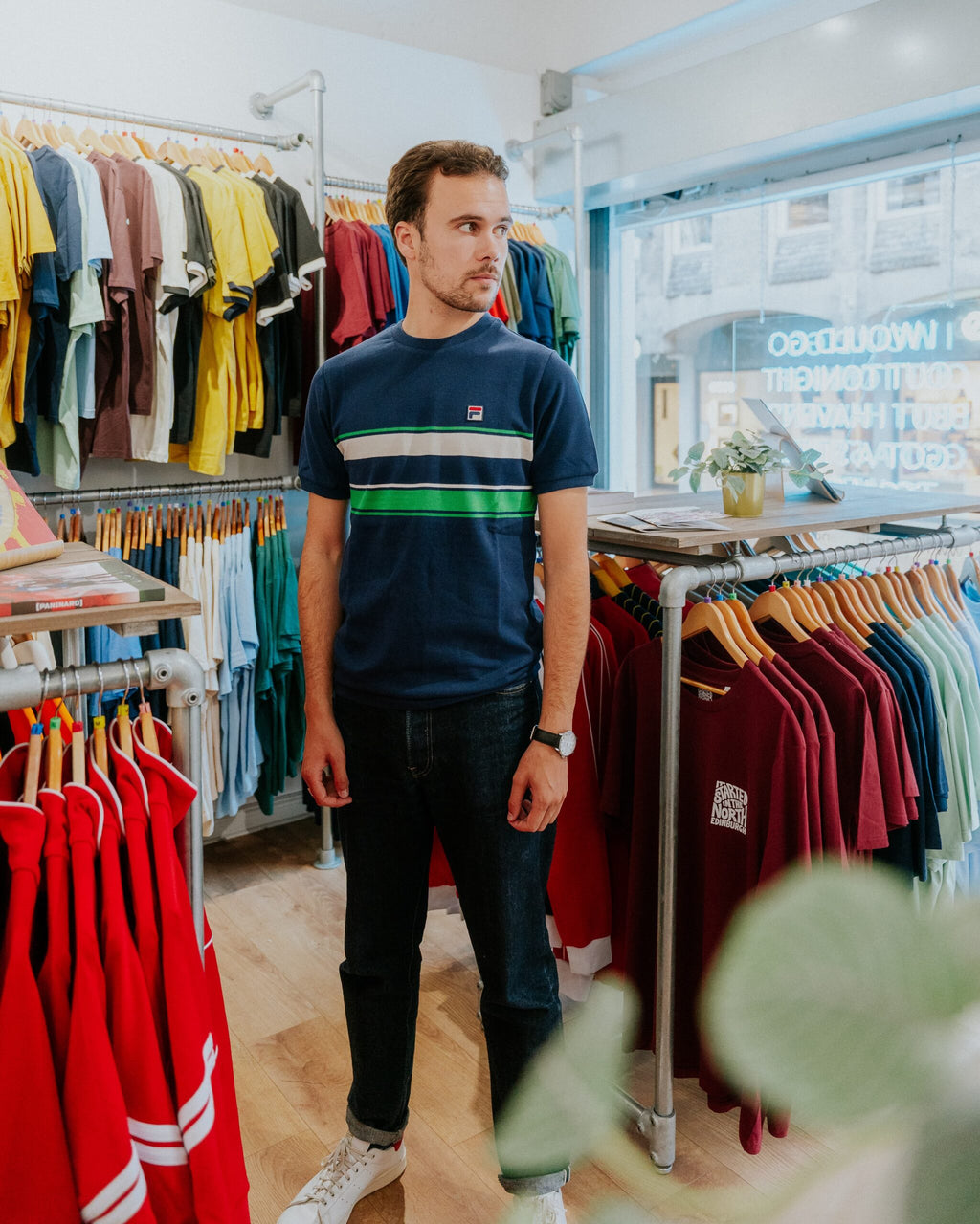 Fila Iggy Knitted Tee - Navy