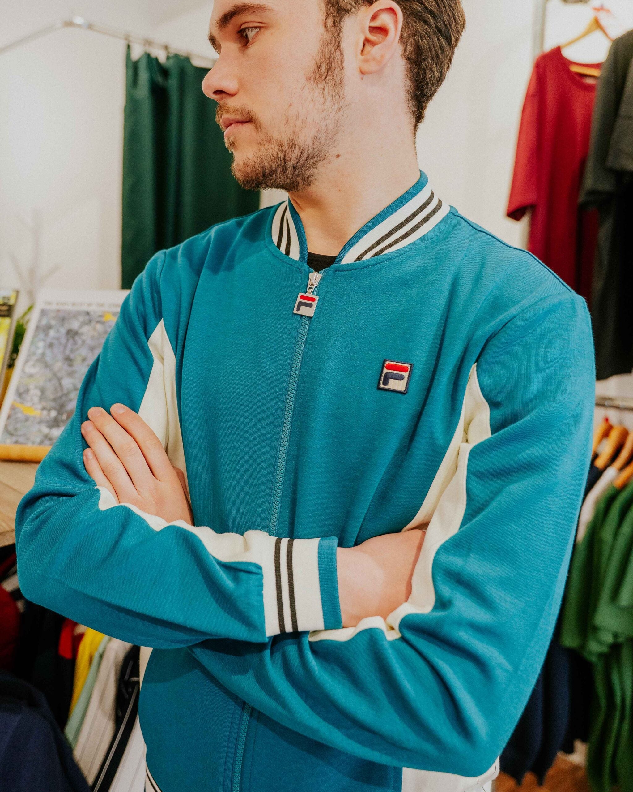Fila Settanta Track Top - Deep Lagoon