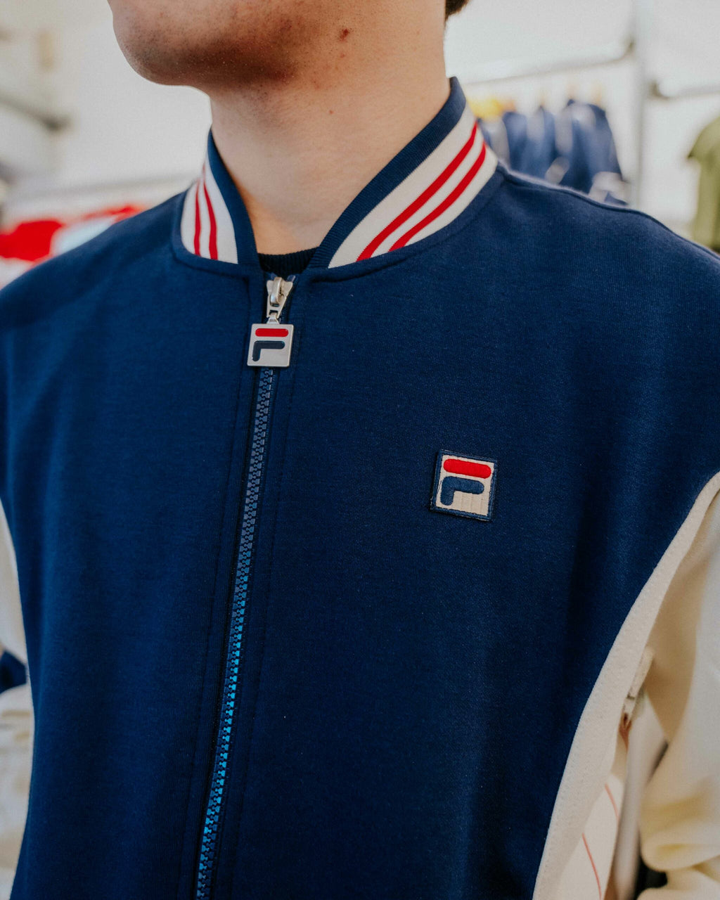 Fila Settanta Track Top - Navy/White/Red