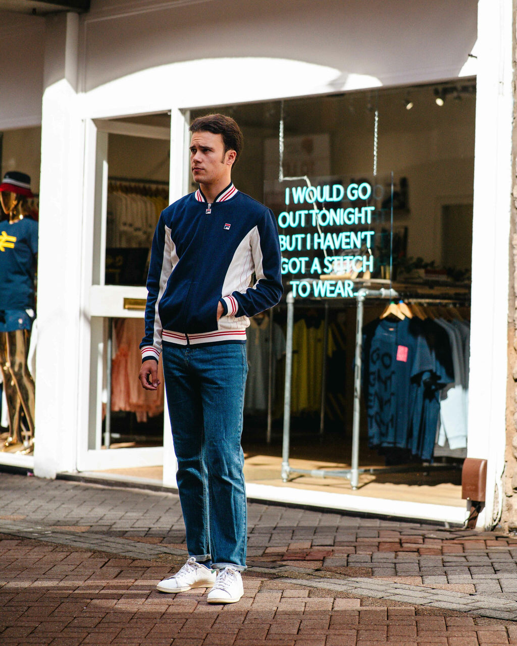 Fila Settanta Track Top - Navy/White/Red