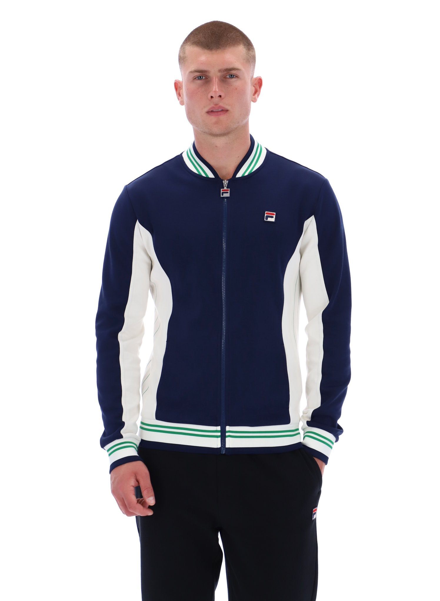 Fila Settanta Track Top - Navy/White/Green