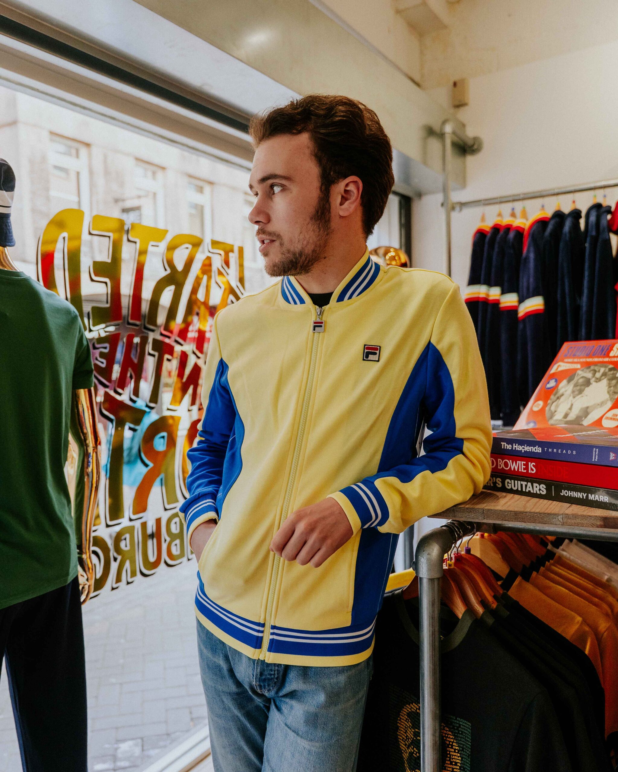 Fila Settanta Track Top - Yellow/Blue