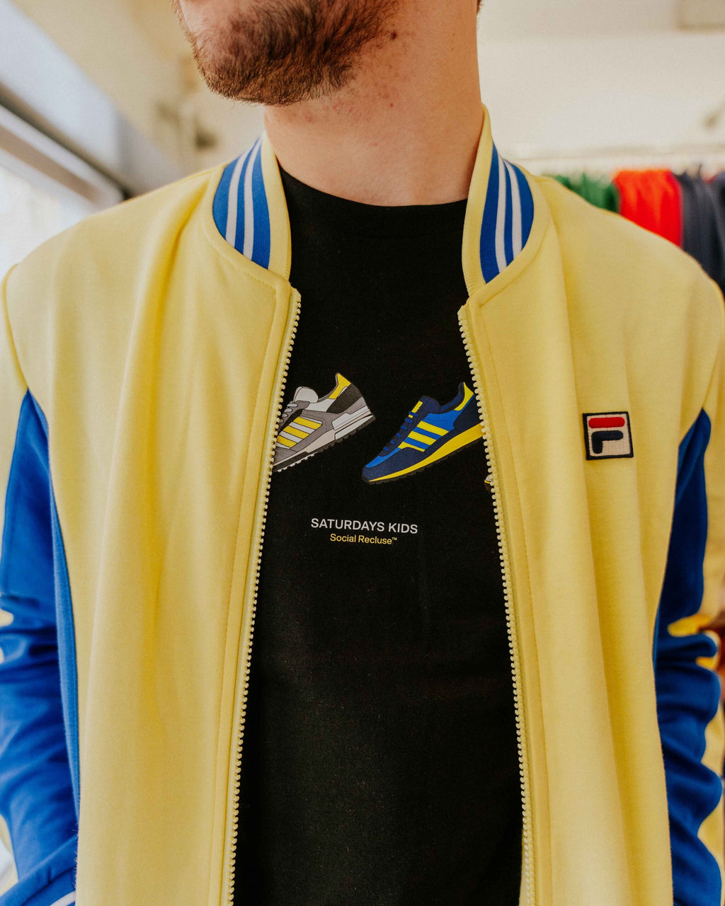 Fila Settanta Track Top - Yellow/Blue
