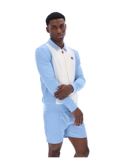 Fila Tommaso Track Top - Sky Blue/White