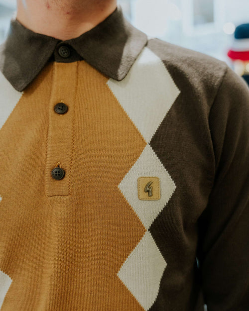 Gabicci Bond Long-Sleeve Polo