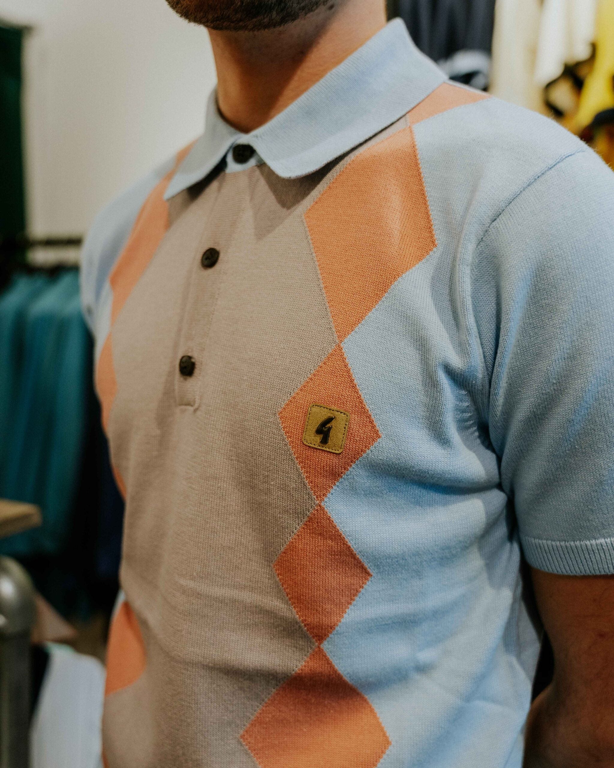 Gabicci Bond Polo - Azure Blue