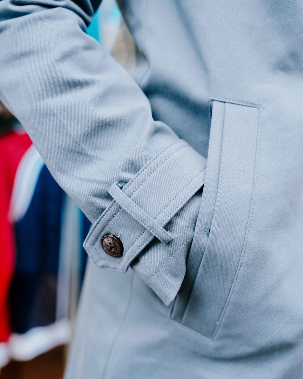 Gabicci Vintage Houghton Mac - Aqua