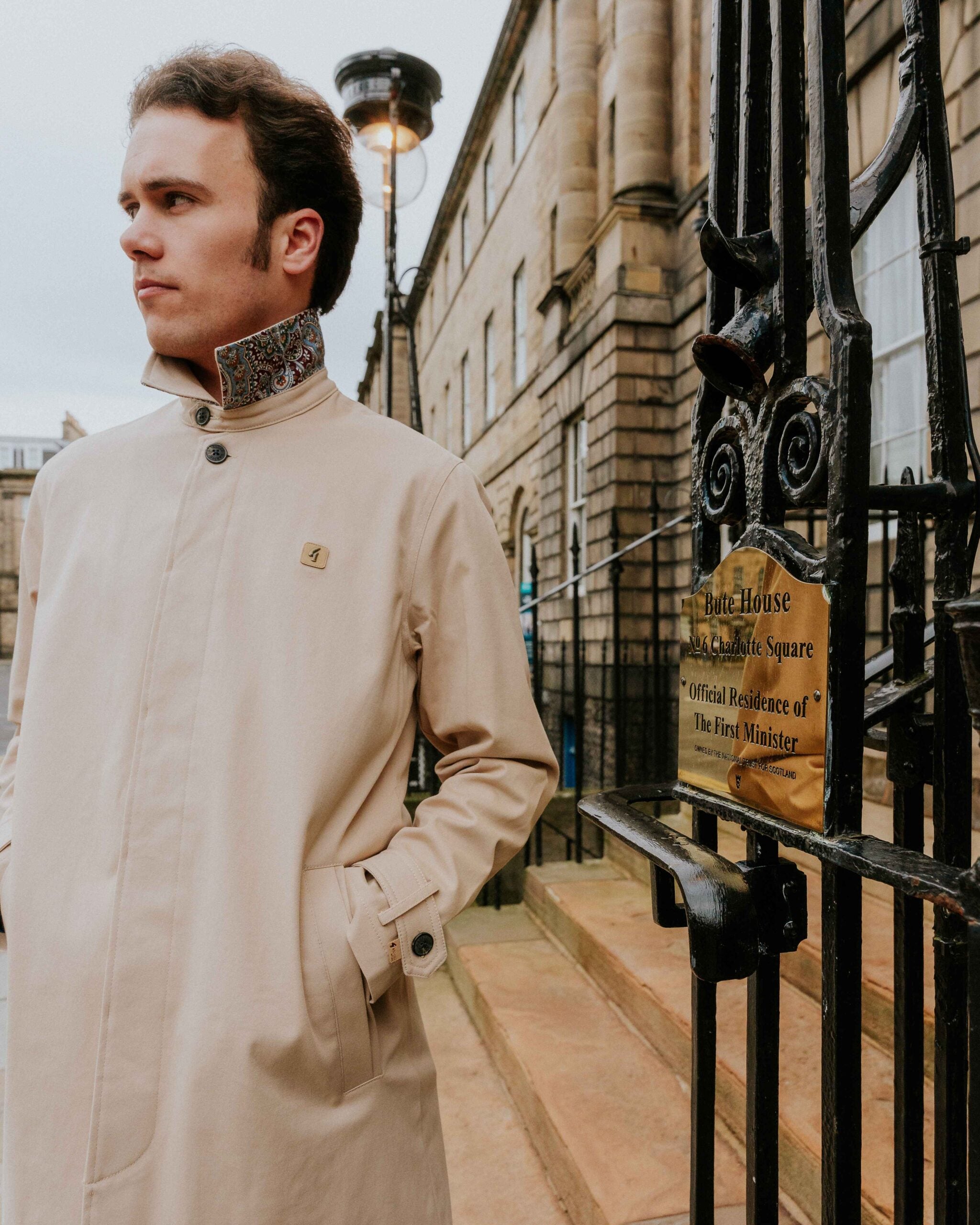 Gabicci Vintage Houghton Mac - Oatmeal