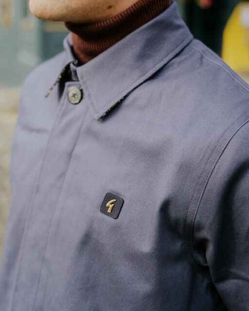 Gabicci Vintage Houghton Mac - Storm Blue
