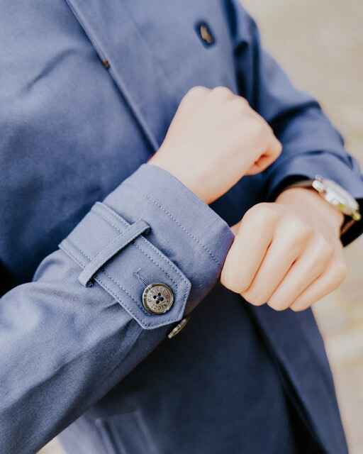 Gabicci Vintage Houghton Mac - Storm Blue