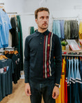 Gabicci Soda Long-Sleeve Polo - Navy