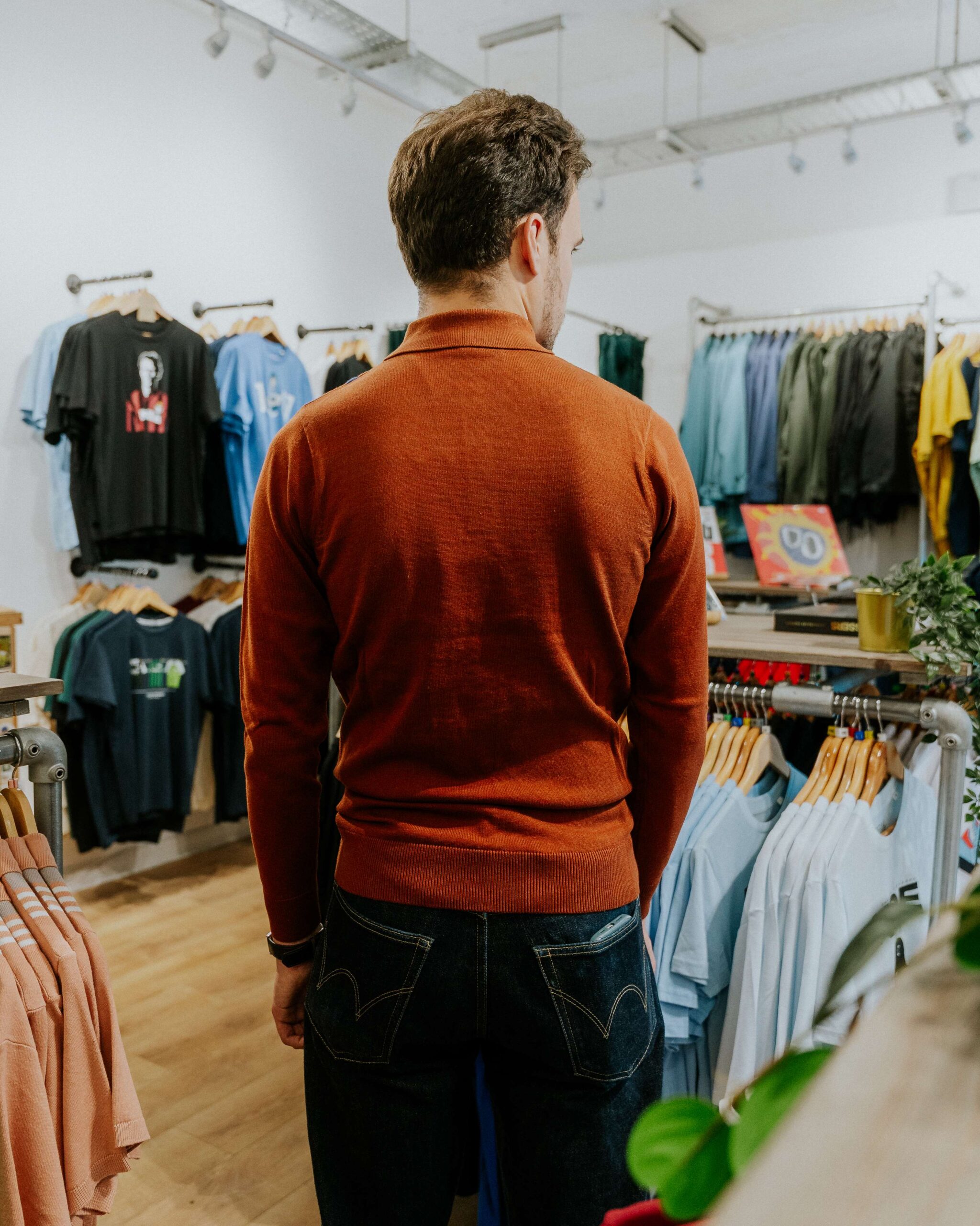 Gabicci Soda Long-Sleeve Polo - Paprika