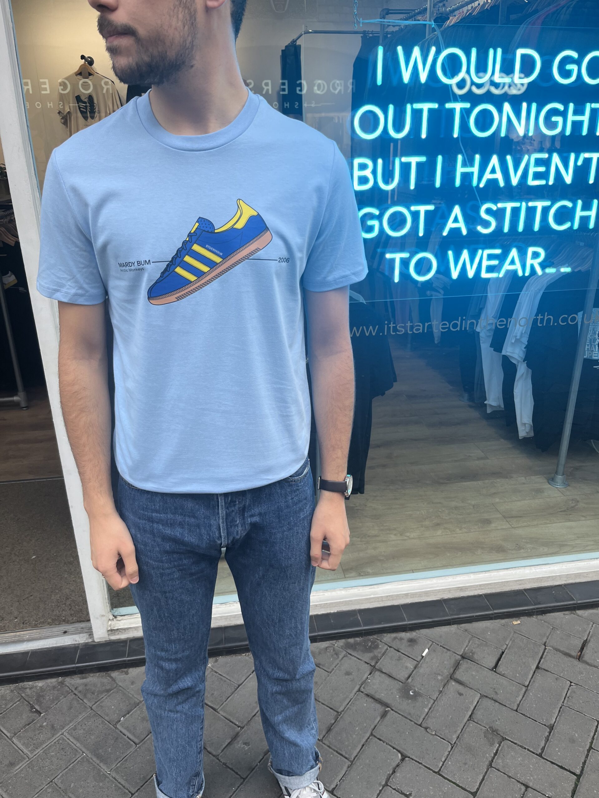 Social Recluse Mardy Bum T-Shirt - Soul Blue