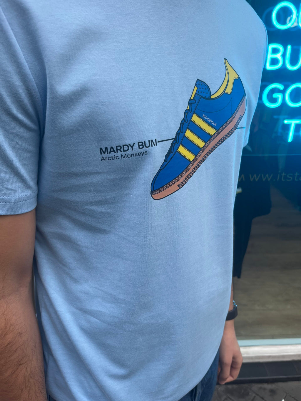 Social Recluse Mardy Bum T-Shirt - Soul Blue