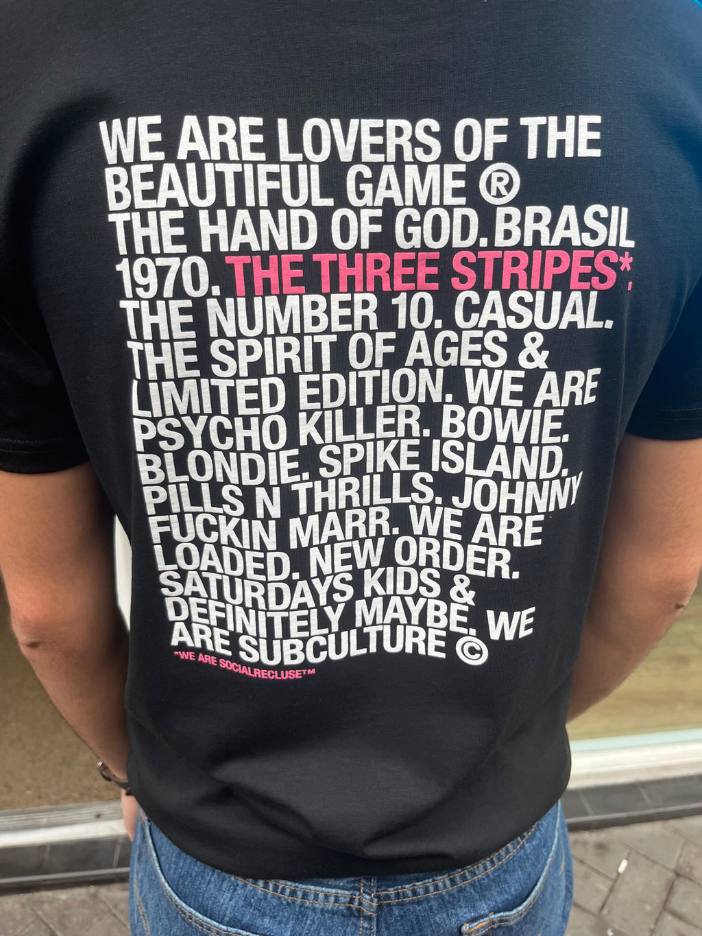 Social Recluse Subculture T-Shirt - Black