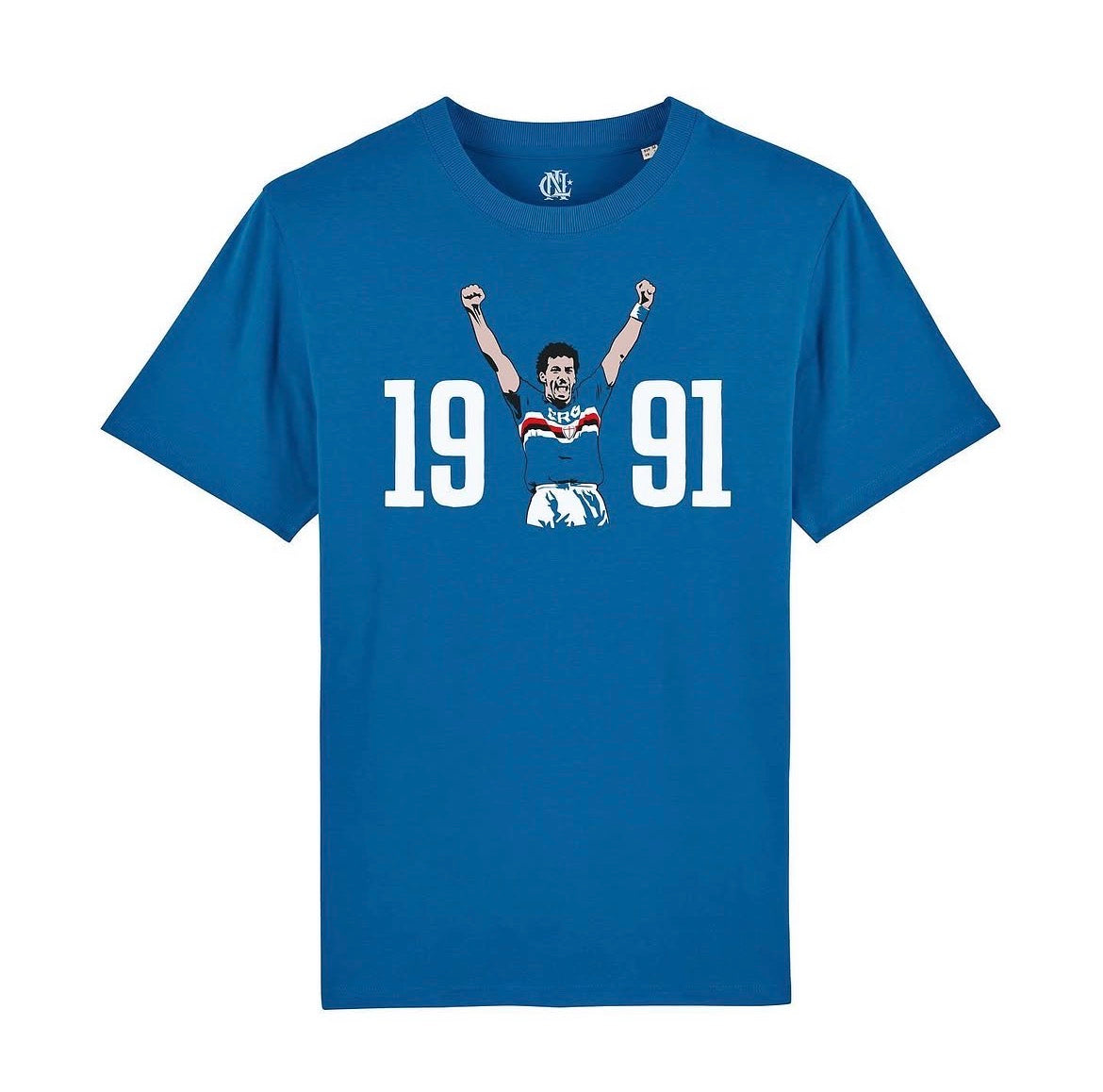The North Curve Vialli '91 Tee - Blue