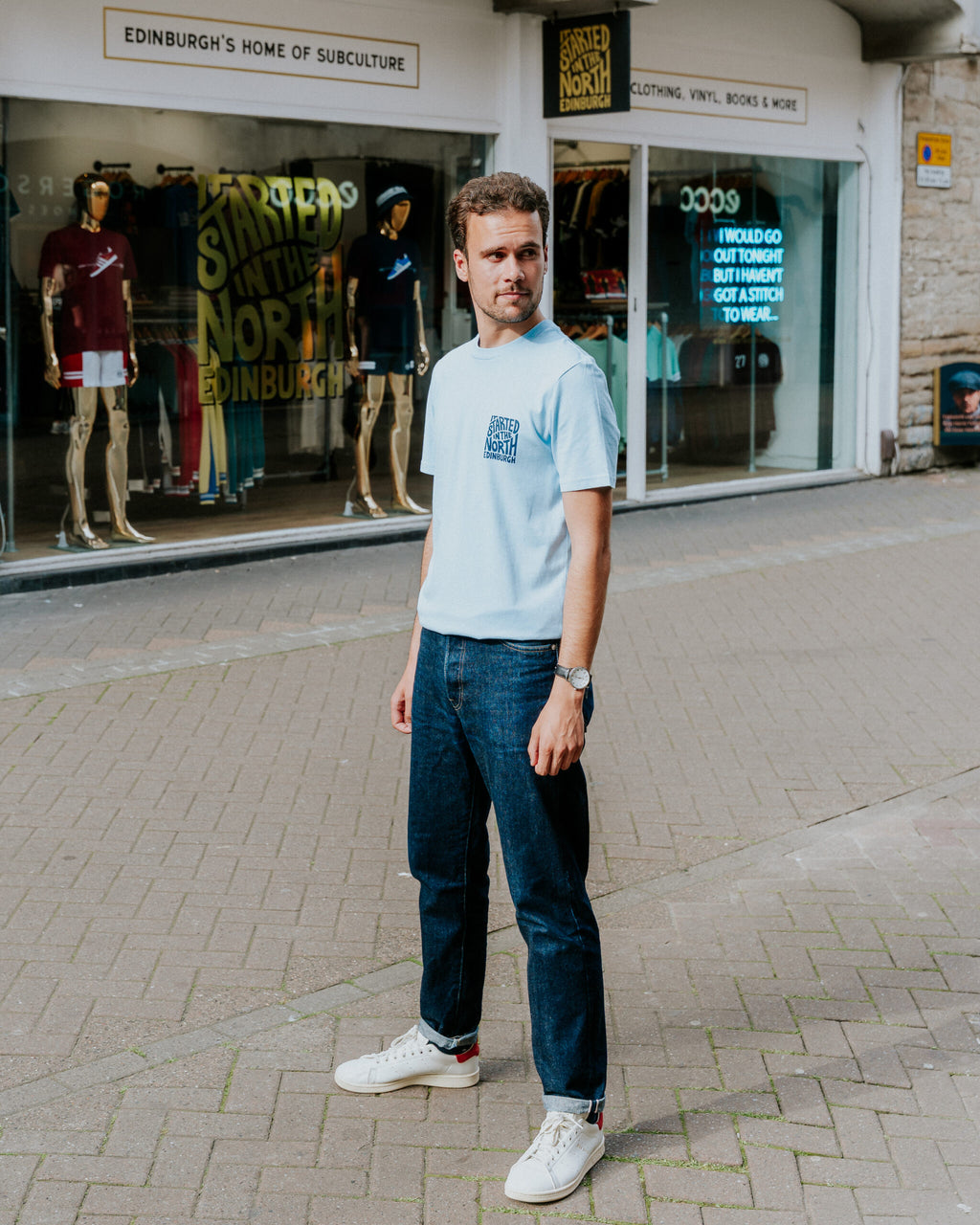 ISITN Logo Tee - Soul Blue