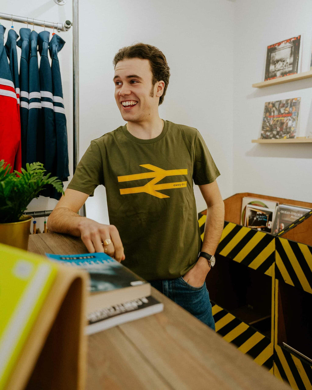 Away Days Tee - Khaki