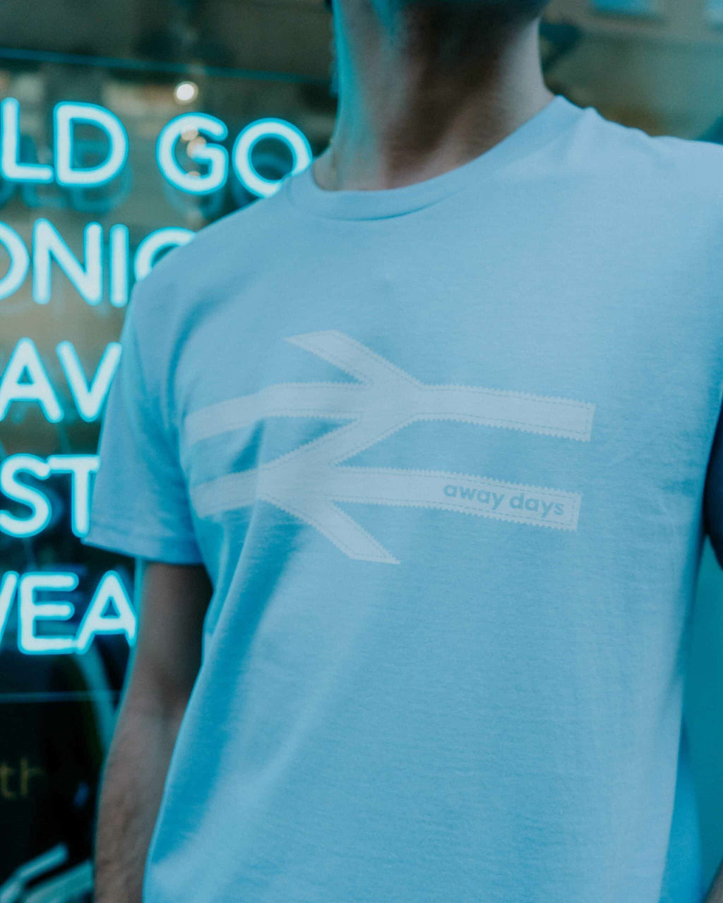 ISITN Away Days Tee - Sky Blue