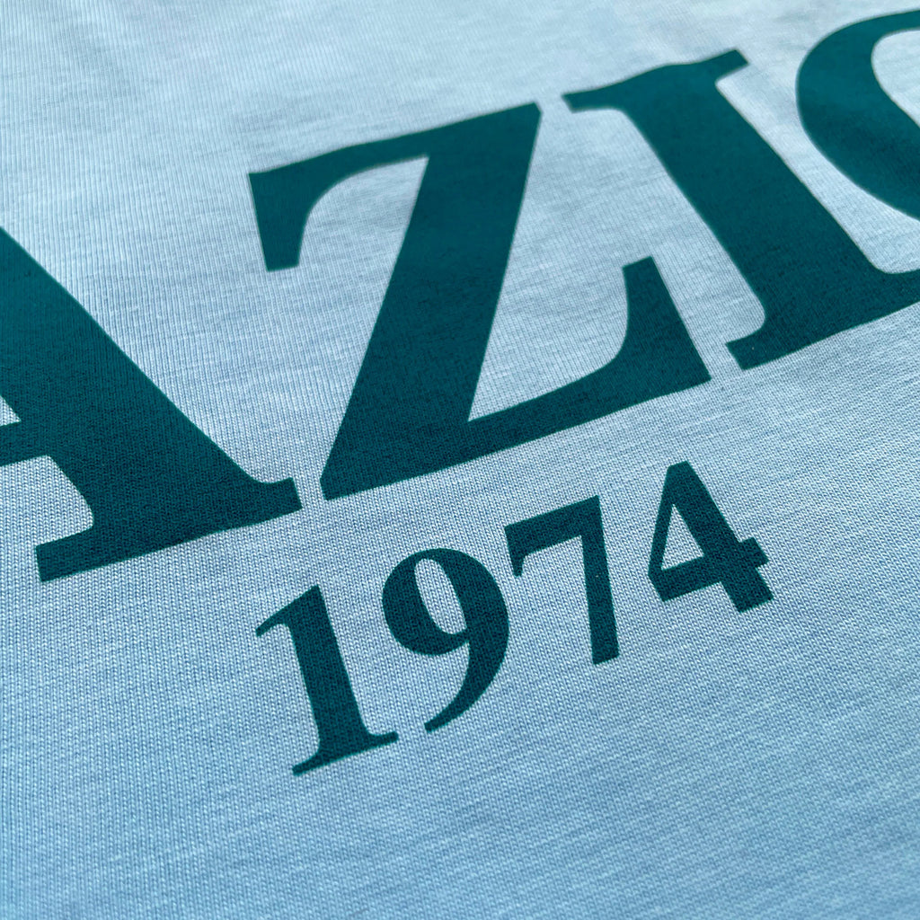 The North Curve Lazio 1974 Tee - Soul Blue