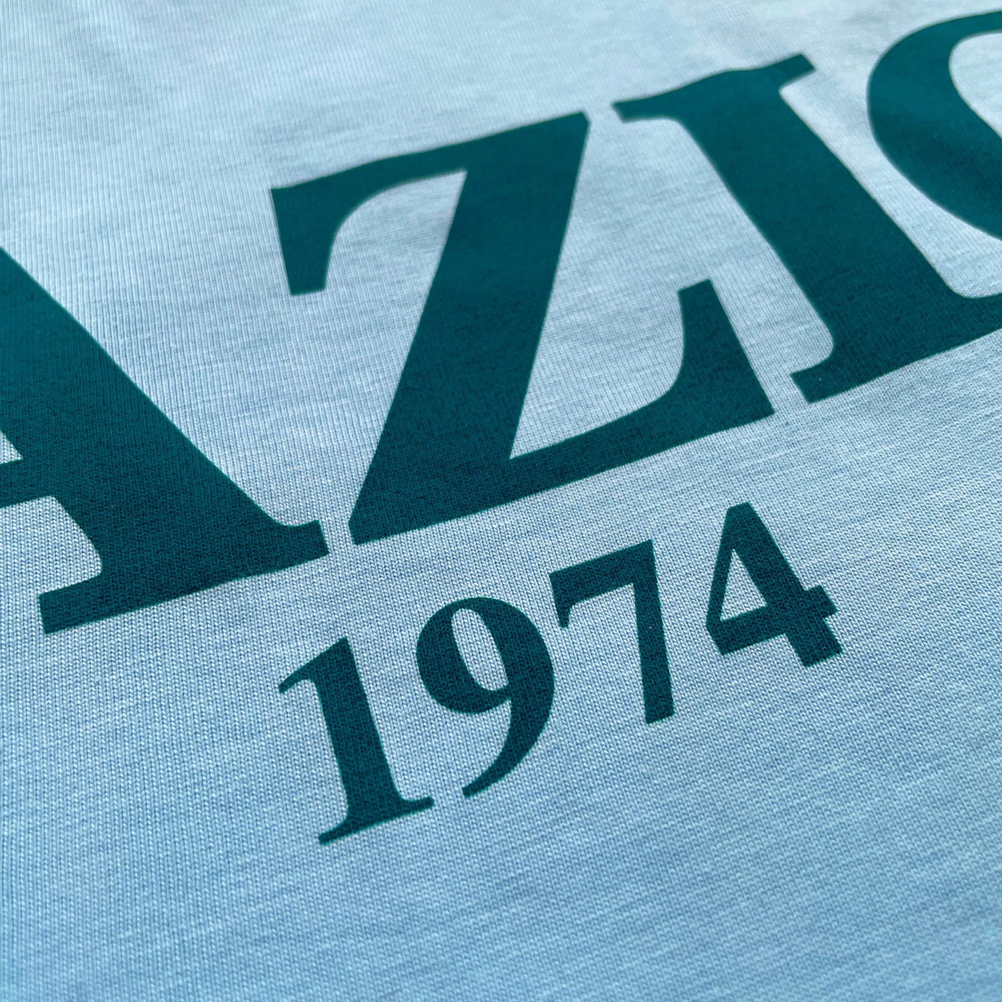 The North Curve Lazio 1974 Tee - Soul Blue
