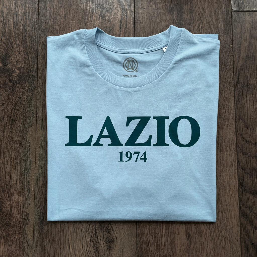 The North Curve Lazio 1974 Tee - Soul Blue