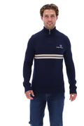 Sergio Tacchini New Dallas 1/4 Zip Knit - Navy