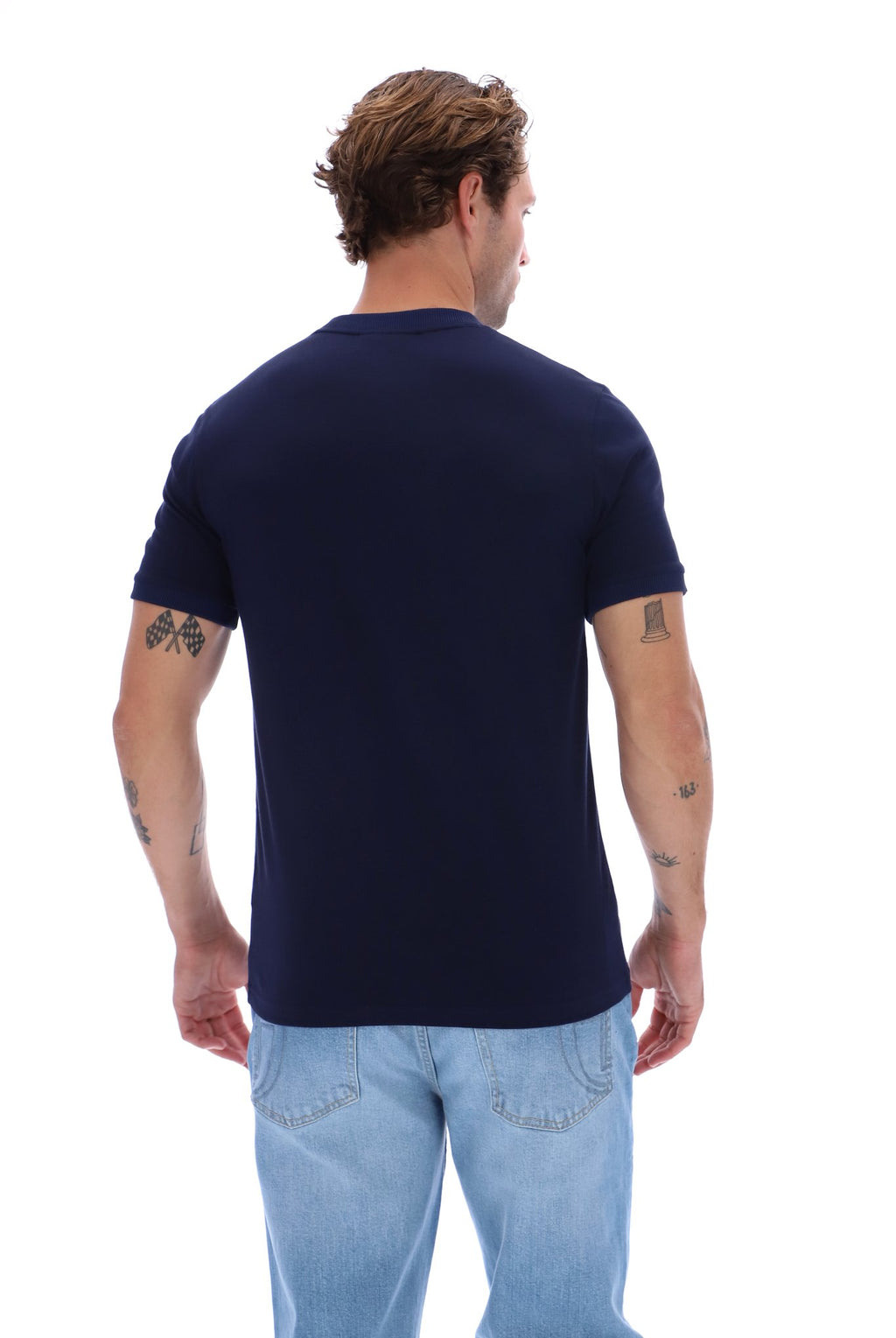 Sergio Tacchini New Supermac Tee - Navy/ Blue