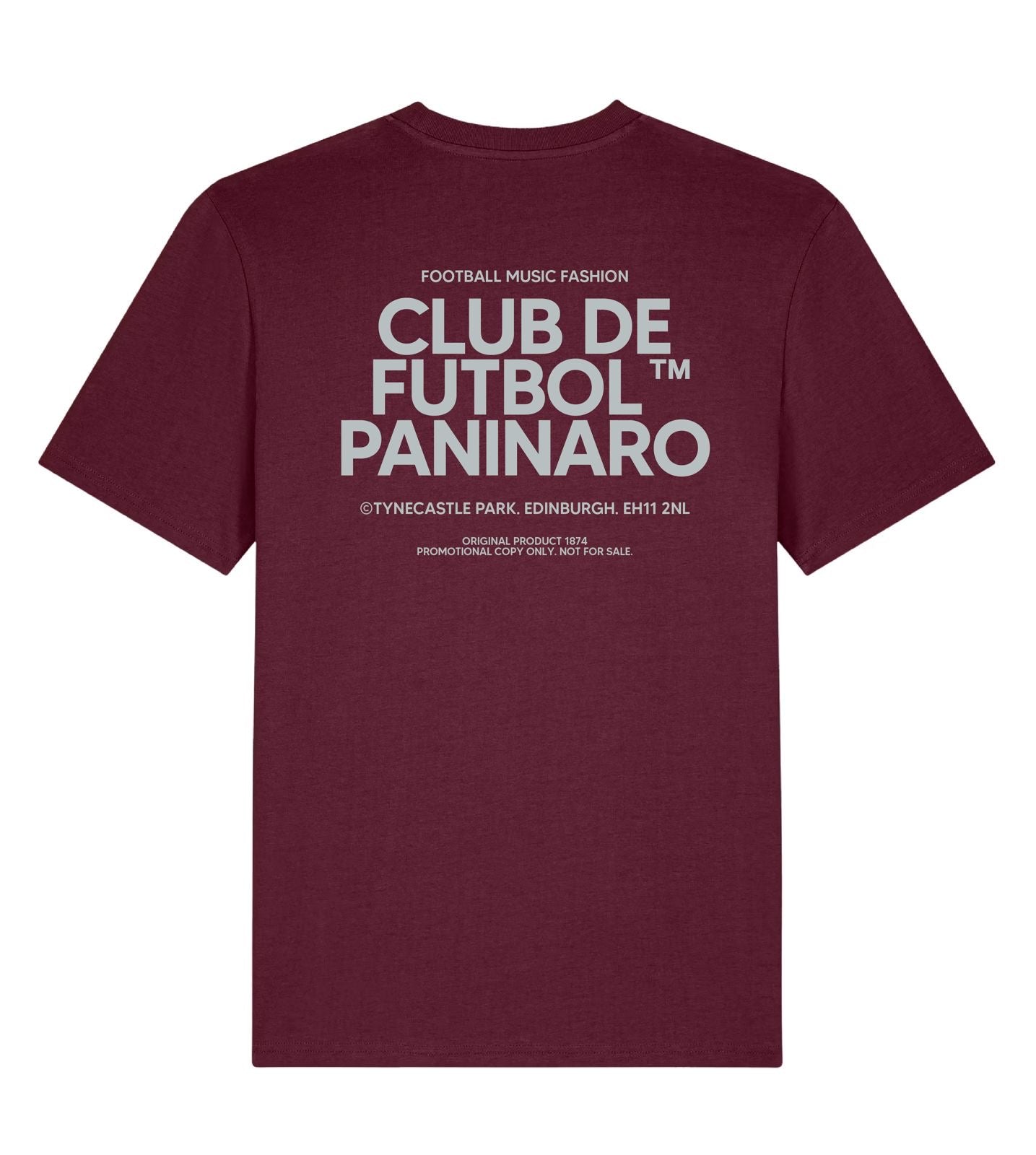 Paninaro Tynecastle Tee - Dark Maroon