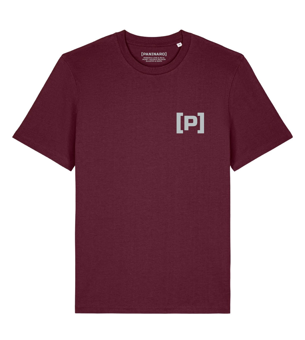 Paninaro Tynecastle Tee - Dark Maroon