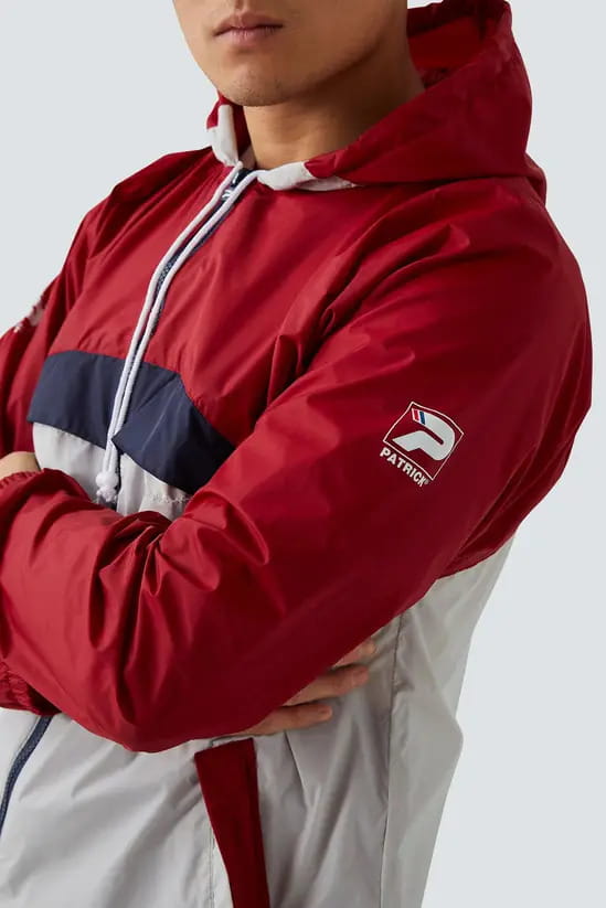 Patrick Cagoule - Maroon/Grey