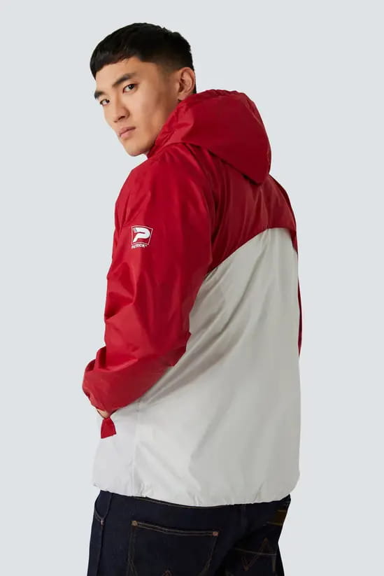 Patrick Cagoule - Maroon/Grey