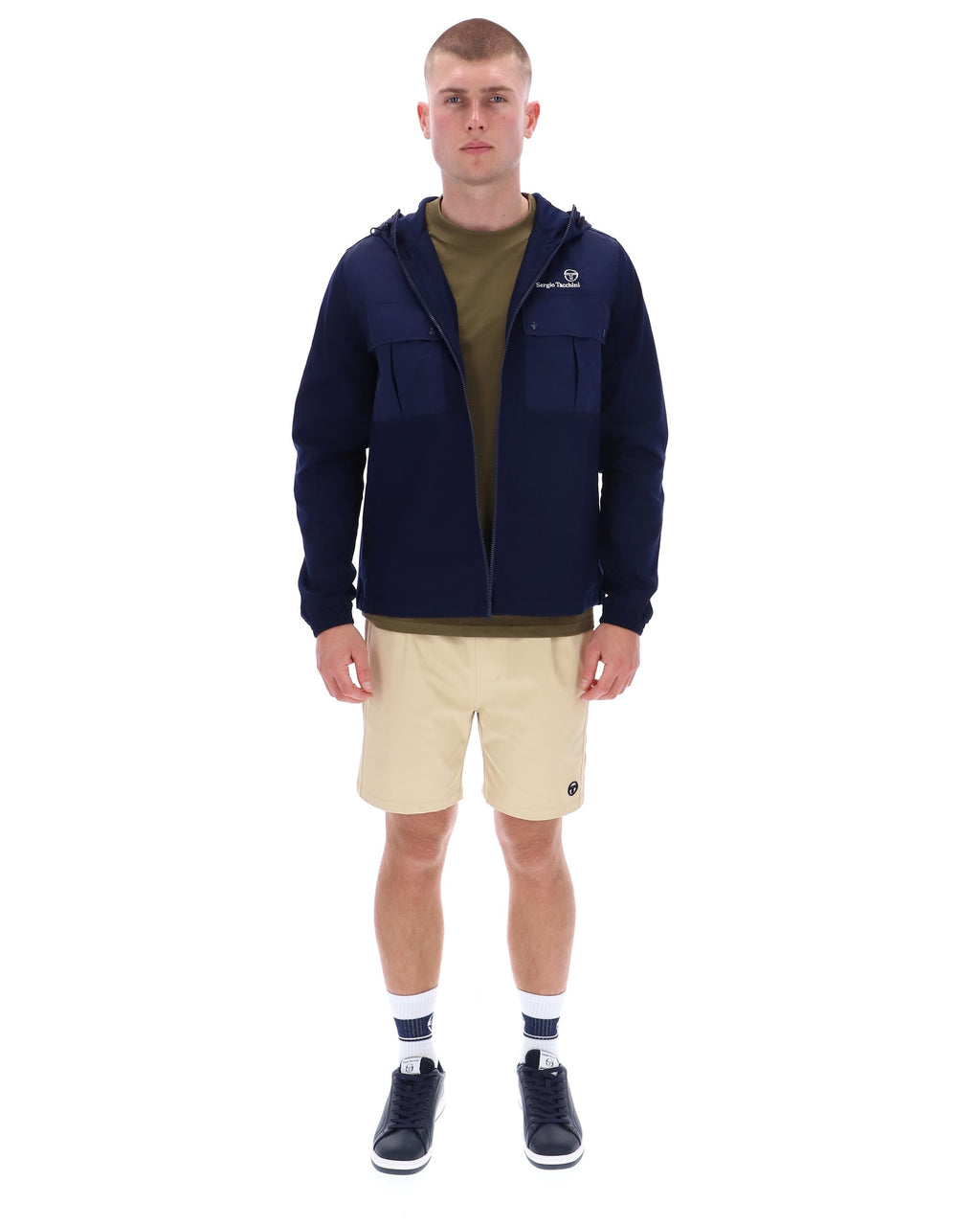 Sergio Tacchini Calisti Hooded Jacket - Navy