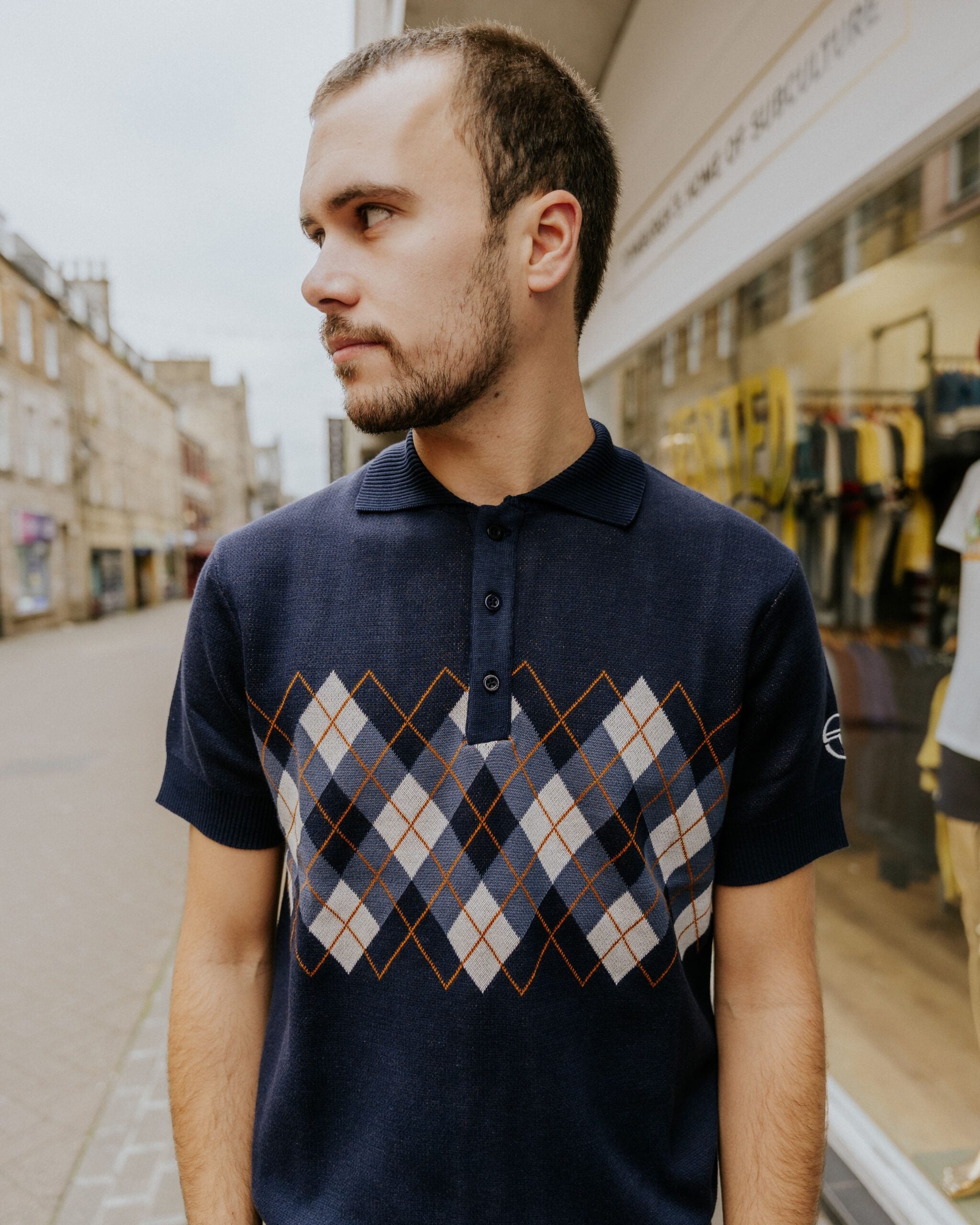 Sergio Tacchini Carezza Knitted Polo - Navy