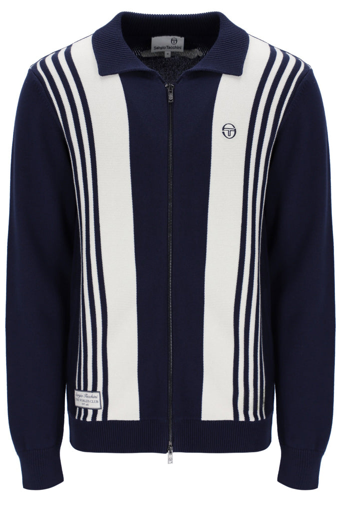 Sergio Tacchini Cipri Cardigan - Navy/White